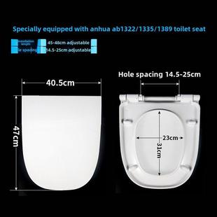 安华马桶盖Ab1322/1335/1389减速加厚加宽菱形梯形马桶盖