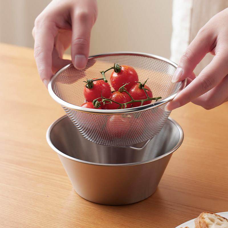 小号双层304不锈钢洗菜盆沥水篮水果盘客厅家用淘米神器,餐饮具,果盆/果盘/果篮,淘宝优惠券,粉丝福利购,淘宝优惠卷