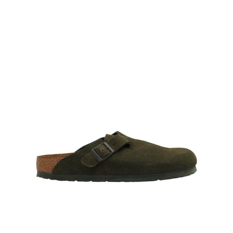代购Birkenstock男士穆勒鞋透气软底轻便舒适麂皮鞋面橡胶鞋底
