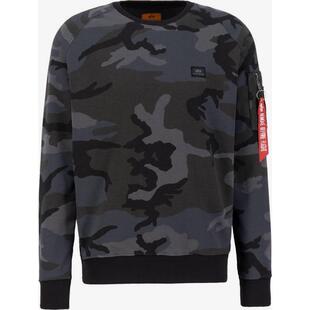 代购Alpha Industries阿尔法工业男士卫衣保暖舒适迷彩棉质日常