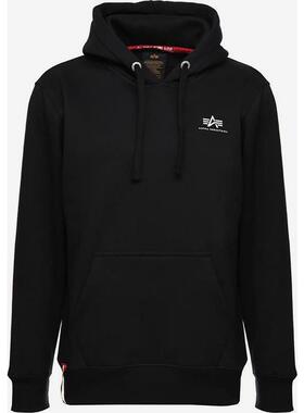 代购Alpha Industries阿尔法工业男士卫衣保暖舒适棉质黑色日常