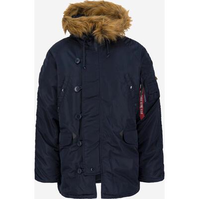 代购Alpha Industries阿尔法工业男士夹克保暖防风加绒连帽冬季