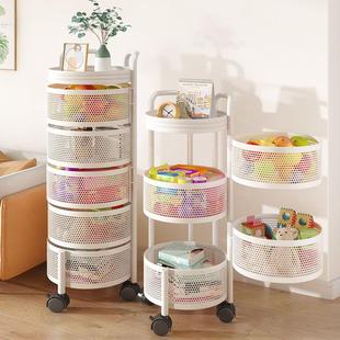 厨房购物置物架新款多功能储物柜分层式放米面落地多层果蔬菜架子