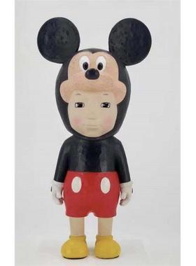 小泉悟米奇北极熊同款雕塑摆件现代抽象儿童房卡通潮玩潮流ins