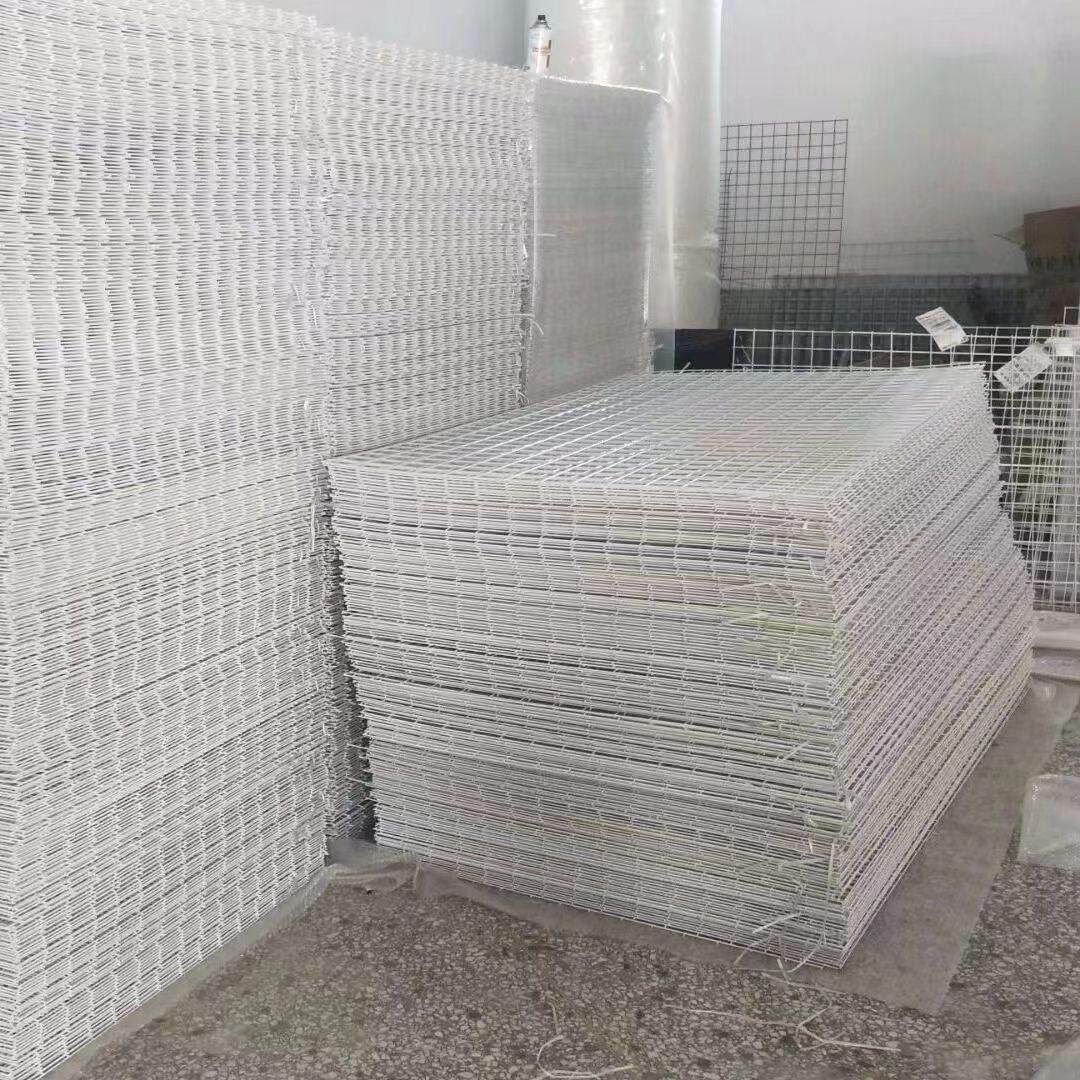 网片网格铁网货白色超市展示架网架铁丝网格子挂墙置物架幼儿园墙