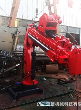 智能折臂吊机1吨-12吨折臂式起重机可移动固定车间楼房Z型吊机