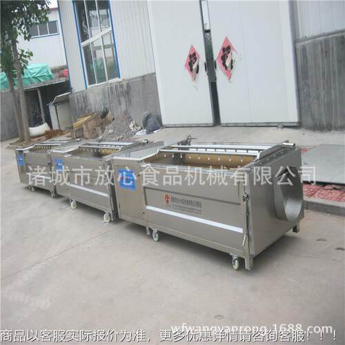 小毛刷豆清洗机 土豆去土皮清洗机价型格 根产据量FX-1500加工定