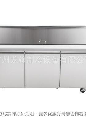 广州SL-1800用不锈钢冷藏冰箱厂家 披柜萨冷藏操作工台商沙拉作台