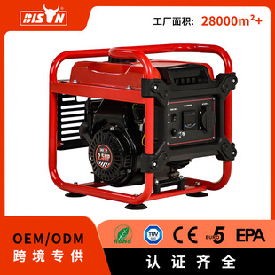 Bison小型汽油发电机铜线1 1.2kw开架变频发电机家用低耗便携式