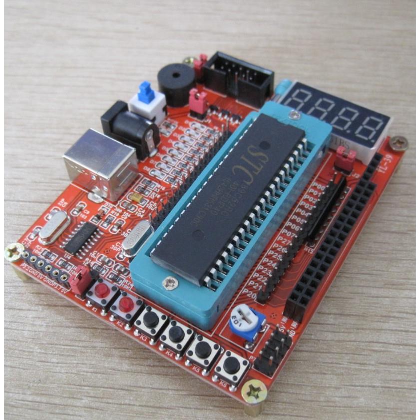 51/AVR单晶片核心开发板 STC89C52RC/51MCU实验板/ATMEGA32学习板图片