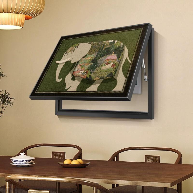大象电表箱装饰画2026新款配电箱面板电箱遮挡装饰挂画轻奢高级感