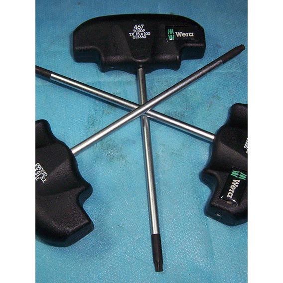 德国Wera维拉T形内六角扳手3.0/100 2.5*100*120 T15*100*140