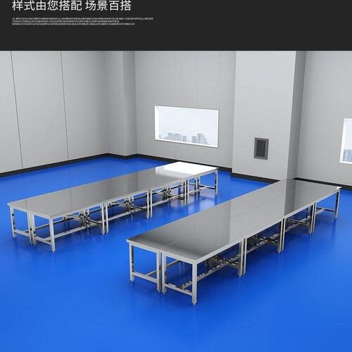 304不锈钢工作台车间18米操作台实F验室检验桌流水线平板桌分厂
