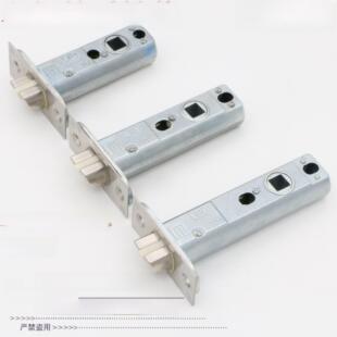 轻弹簧静音门锁名牌三孔斜舌锁锁芯原装门单舌锁体51Mm60Mm70Mm