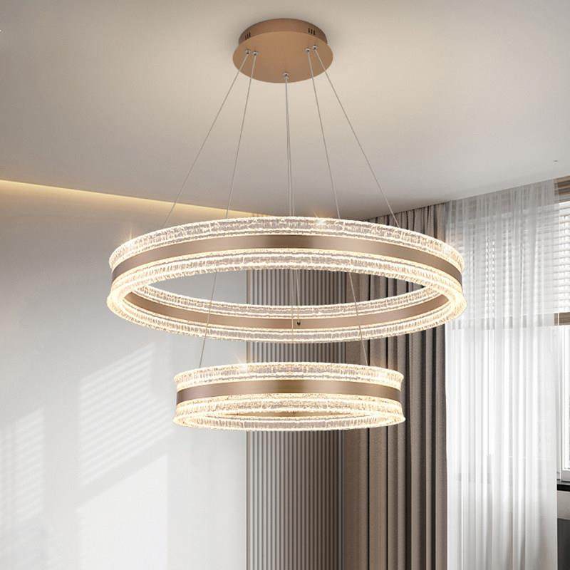 2025新款圆环客厅吊灯意式轻奢2025新款高端大气主灯卧室饭厅灯具,家装灯饰光源,客厅吊灯,淘宝优惠券,粉丝福利购,淘宝优惠卷
