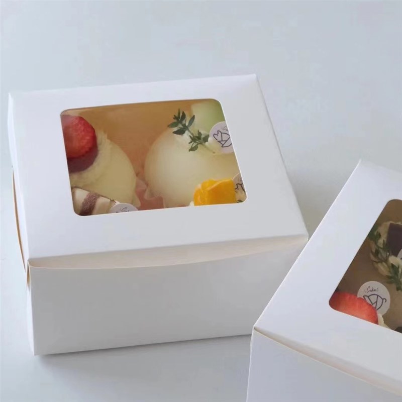 下午茶野餐盒INS礼盒提拉米苏盒子便当打包盒甜品蛋糕牛皮纸盒