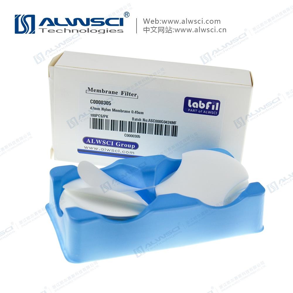 Labfil微孔滤膜圆片膜47mm有机尼龙MCE水系PTFE厂家直供定制100片
