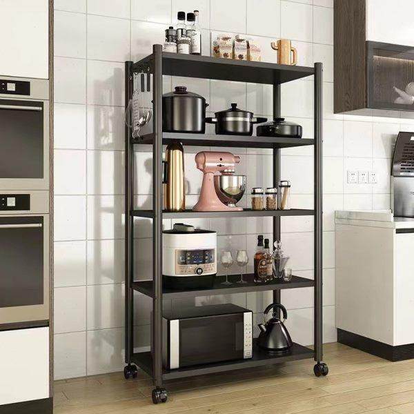 厨房置物架落地多层多功能移动储物架子家用微波炉烤箱锅具收纳架,厨房/烹饪用具,微波炉置物架,淘宝优惠券,粉丝福利购,淘宝优惠卷