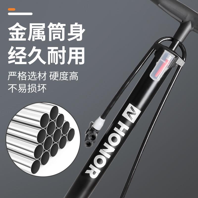 欧耐电动车真空胎打气筒新型高压家用多功能三轮自行车手动气管子