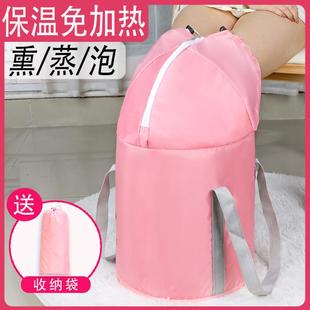 泡脚桶过小腿高深桶家用熏蒸桶泡脚 加长款 泡脚桶 可折叠便携式