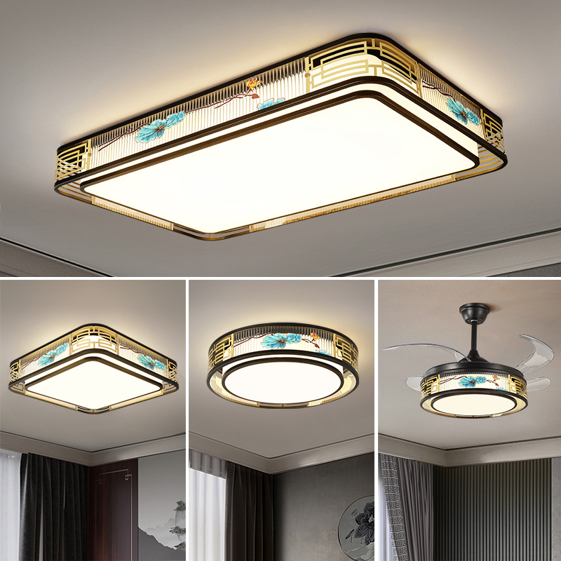 吸顶灯卧室书房餐厅风扇灯简约现代大气中国风客厅主灯新中式灯具