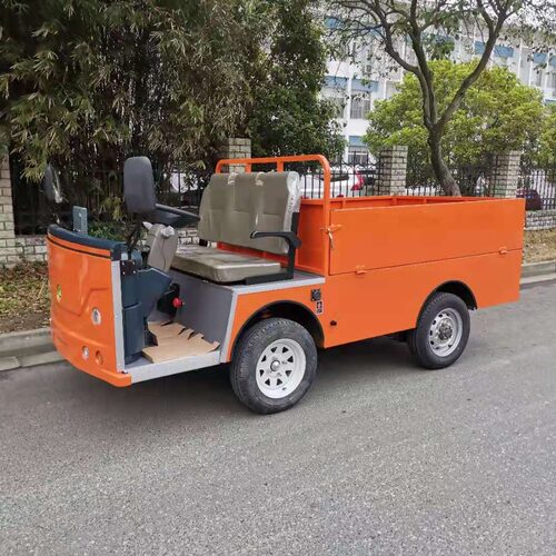 产业园物流转运车 农贸市场果蔬运输车 电动搬运车 电动平板车