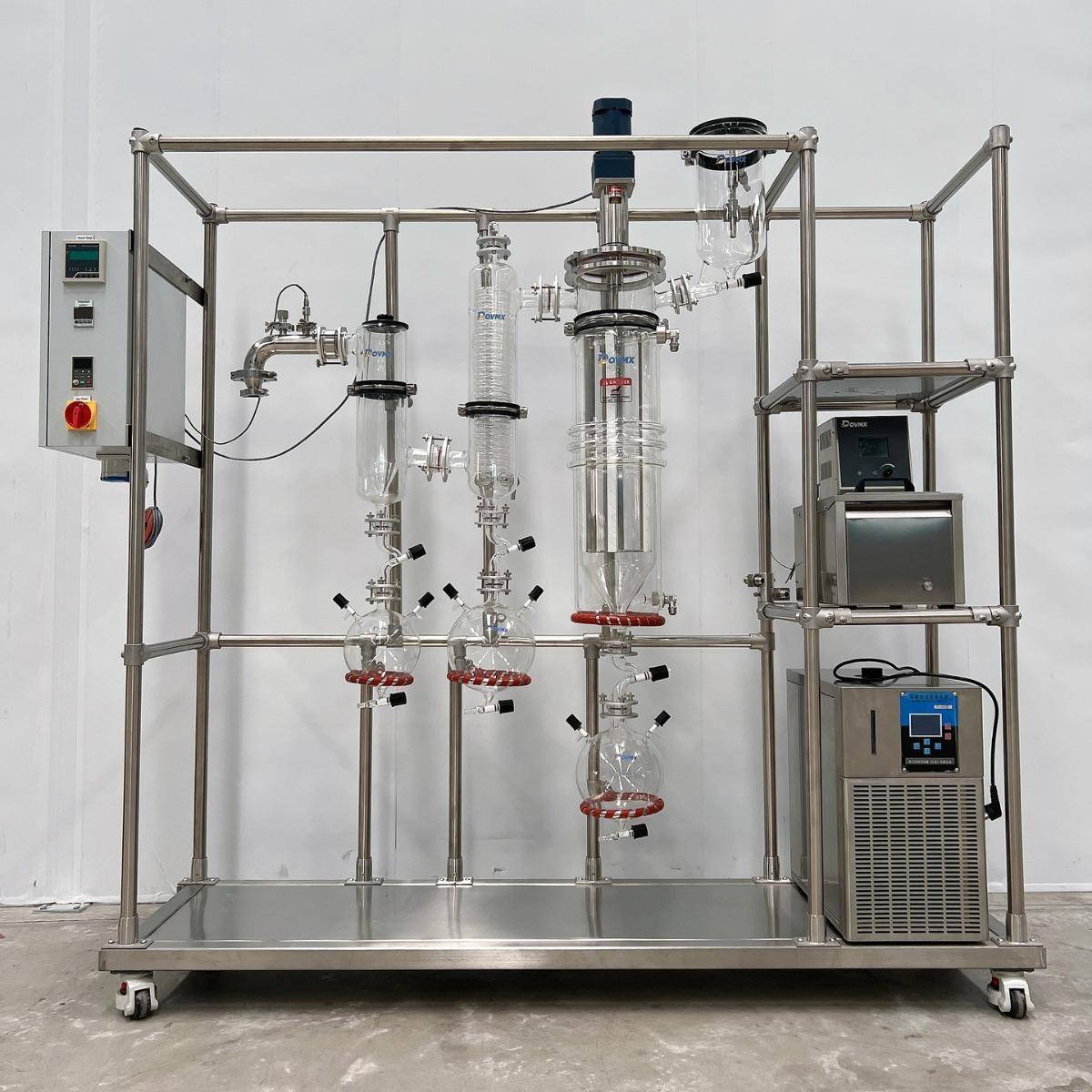 杜马司TFE-200mm玻璃薄膜蒸发器0.35平方厂家直销