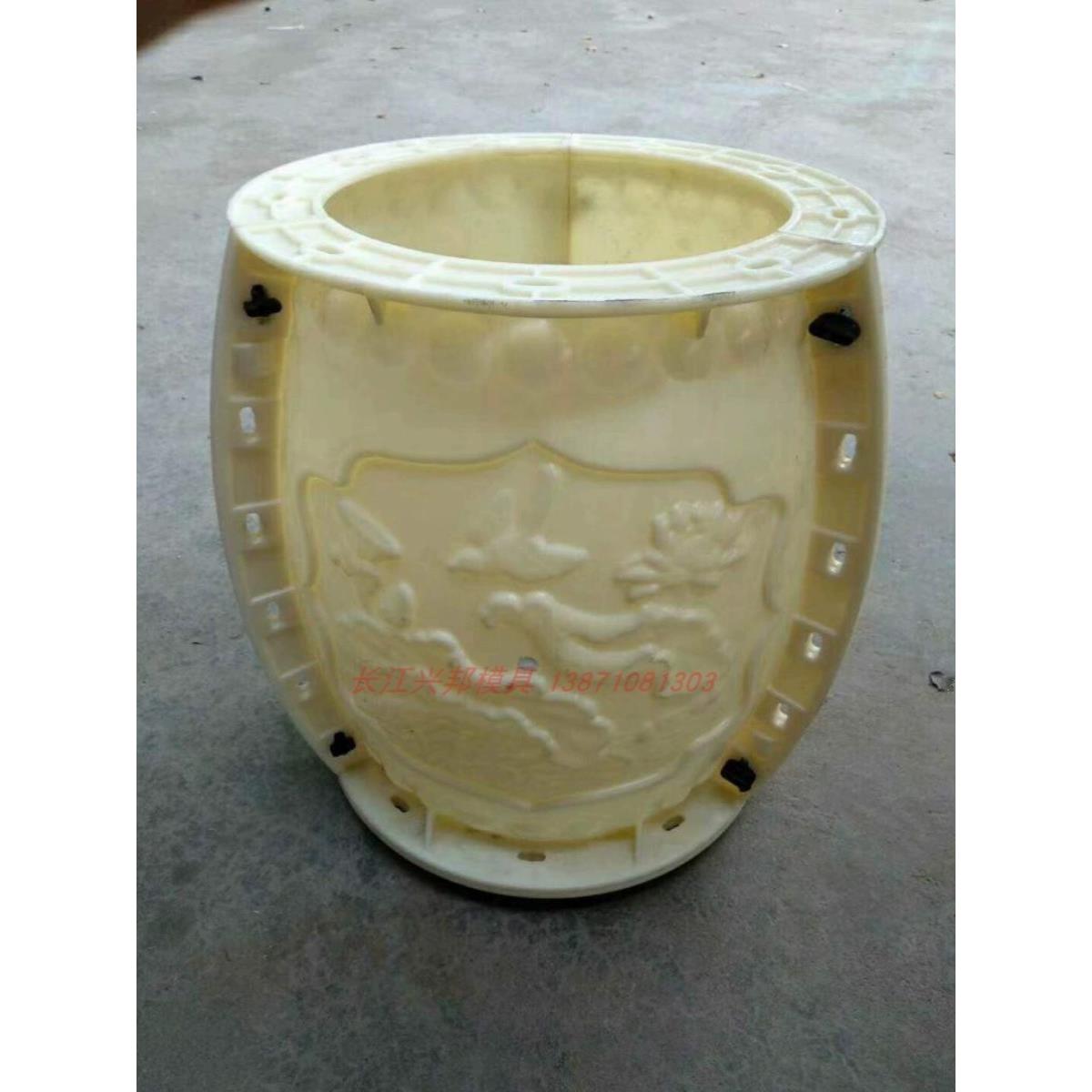 仿古水泥桌子模具庭院水泥桌椅凳子塑钢模型圆形花园仿石混泥土磨