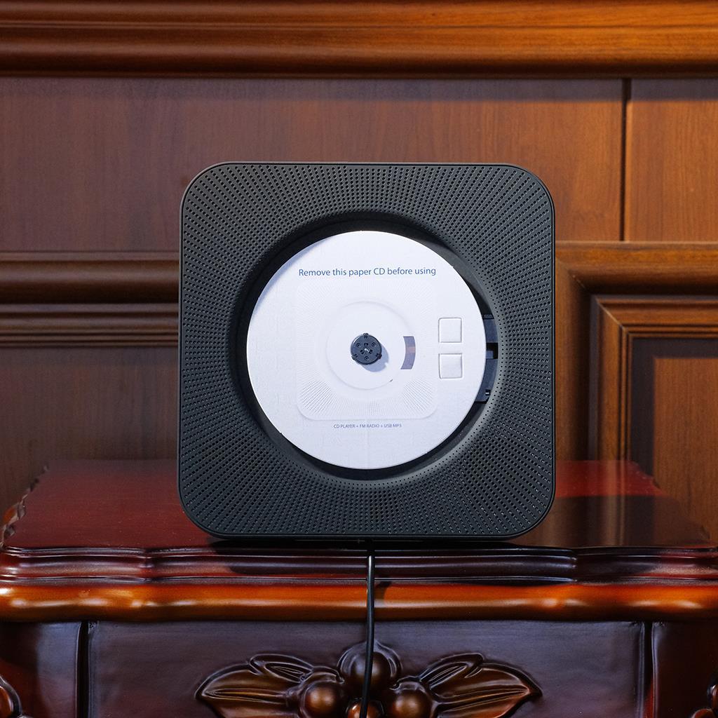 鑫源MP3CD机复古播放器学生家用专辑便携壁挂式播放机蓝牙黑胶ins