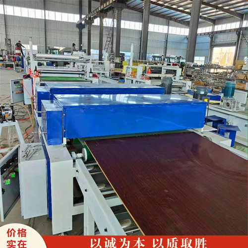 三胺高光板覆膜机 云石大板PET膜贴膜机 木饰面pet高光膜贴合机