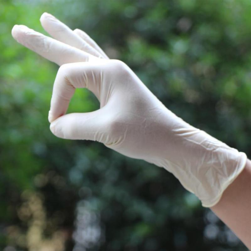 净化乳胶工业橡胶手套劳保防护手套The disposable latex gloves