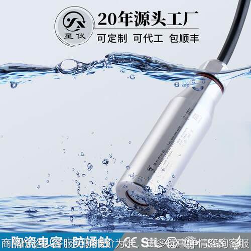 CYW501A陶瓷投入式高精度 RS485防爆液位变送器316L不锈钢传感器
