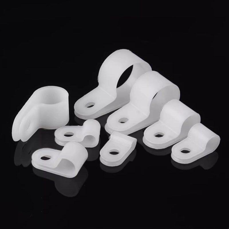 CC0/05/1加厚款R型E线夹理线夹固定夹线夹子线卡