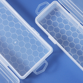 画友水粉笔盒美术生专用s毛笔收纳盒塑料水彩油画笔盒透明便携加