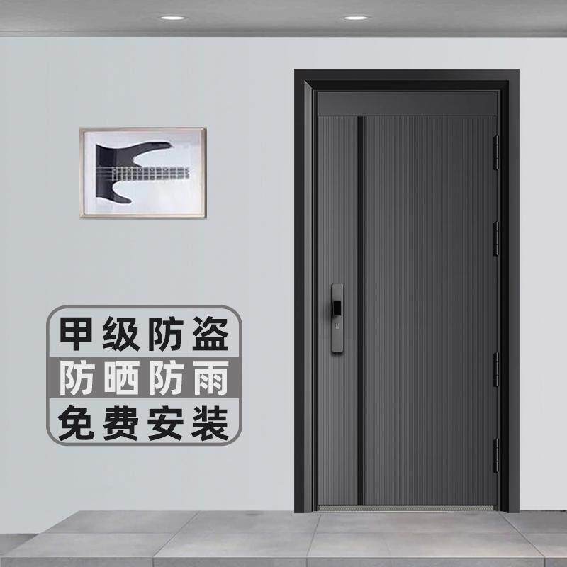 甲级防盗门家用进户子母门智能密码入户大单门轻奢简约重庆包安装