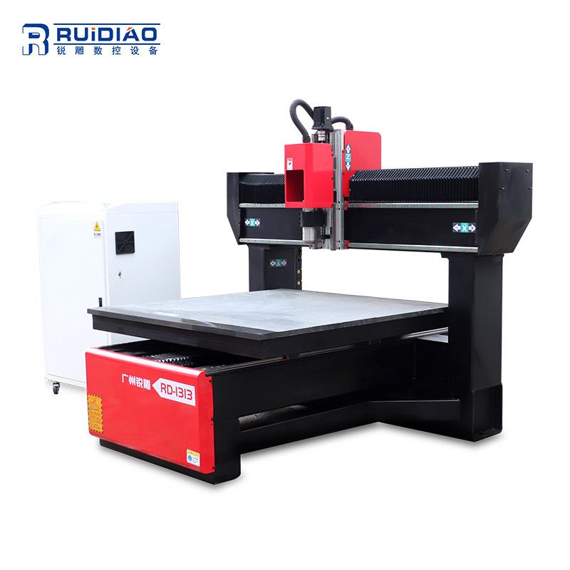 广州锐雕1313高精度迷你字雕刻机木工广告金属亚克力雕刻机