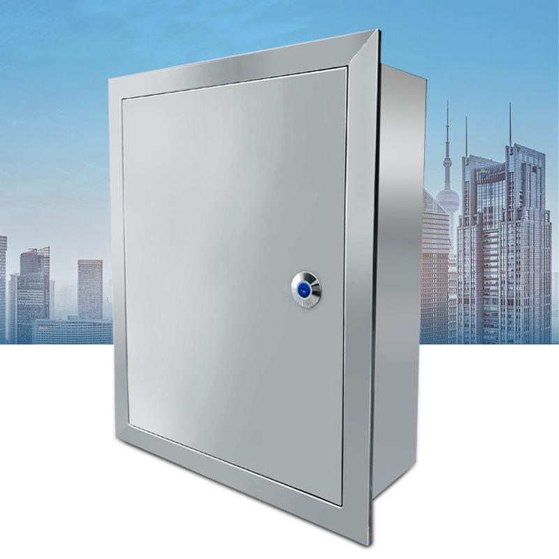 不锈钢暗装配电箱落井嵌入式室内配电盒电表箱动力照明箱布线箱