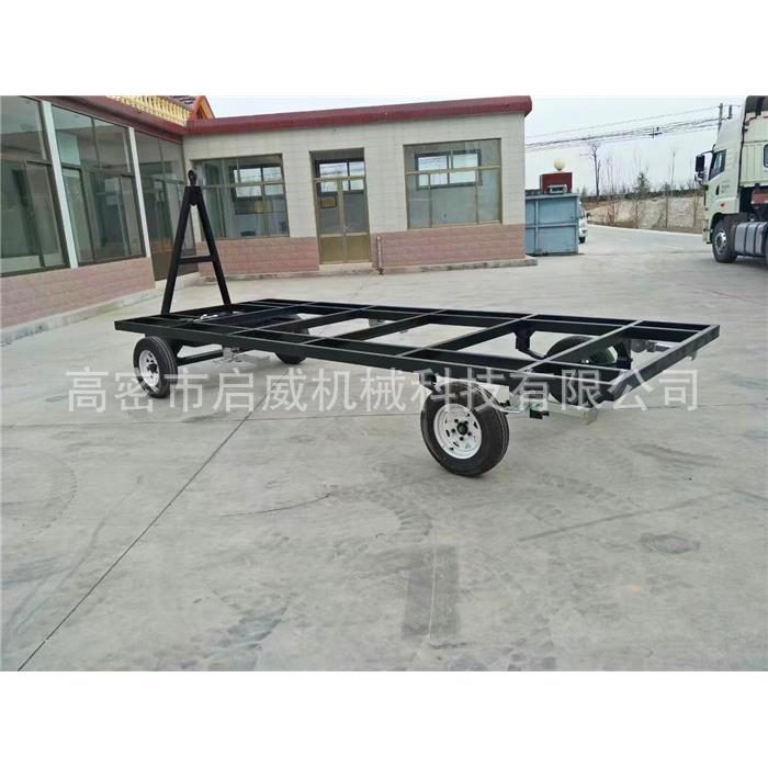 厂家供应风味小吃车底盘拖车框架拖车移动公厕底盘