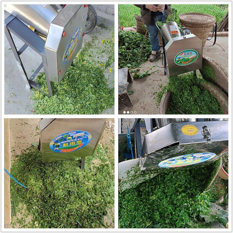 切电动铡草机草机料粉碎猪草机机家用牛羊1养殖小型饲机碎草机农m
