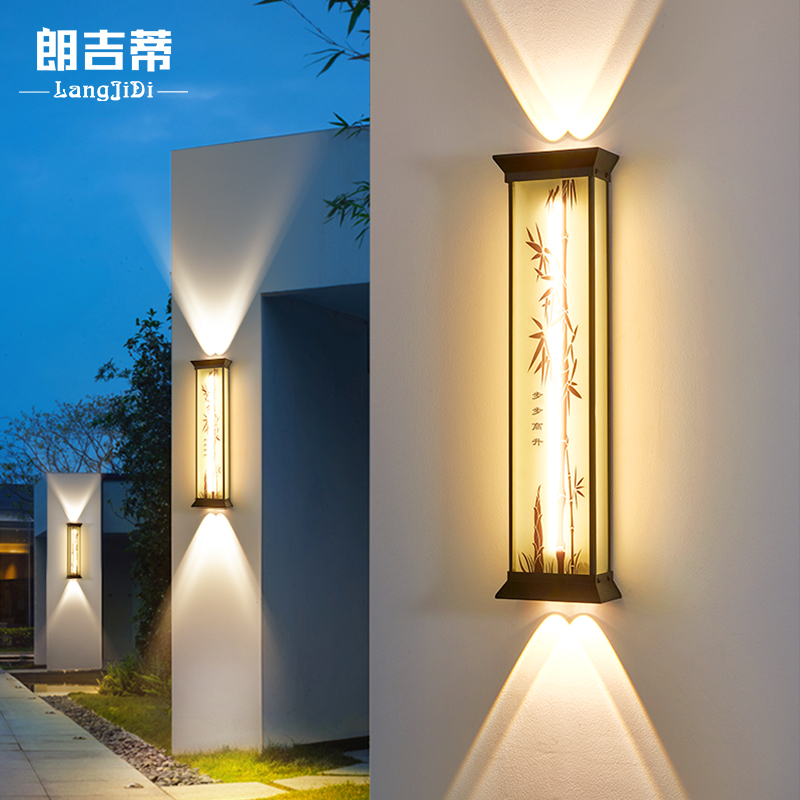 户外壁灯墙灯超亮别墅入户大门壁灯防水庭L院露台外墙壁灯上下发