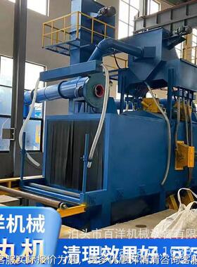 钢UTY结构抛清理机,丸连续通过道式抛丸辊喷砂清机理机生产