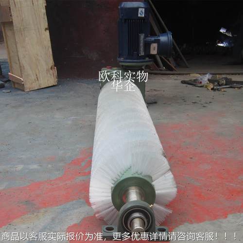 电动滚刷清扫扫式器输送机皮带滚刷清器被动矿用无动毛滚刷清扫刷