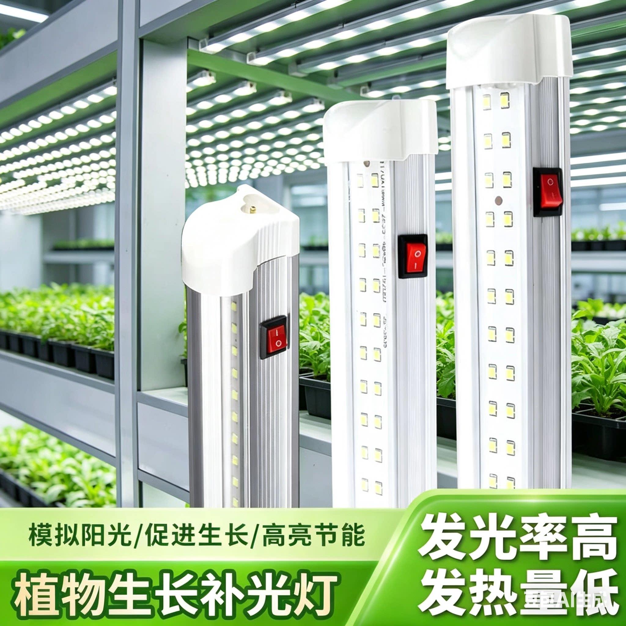 杭州LED植物生长灯全光谱仿太阳光室内种植补光灯高亮度节能灯