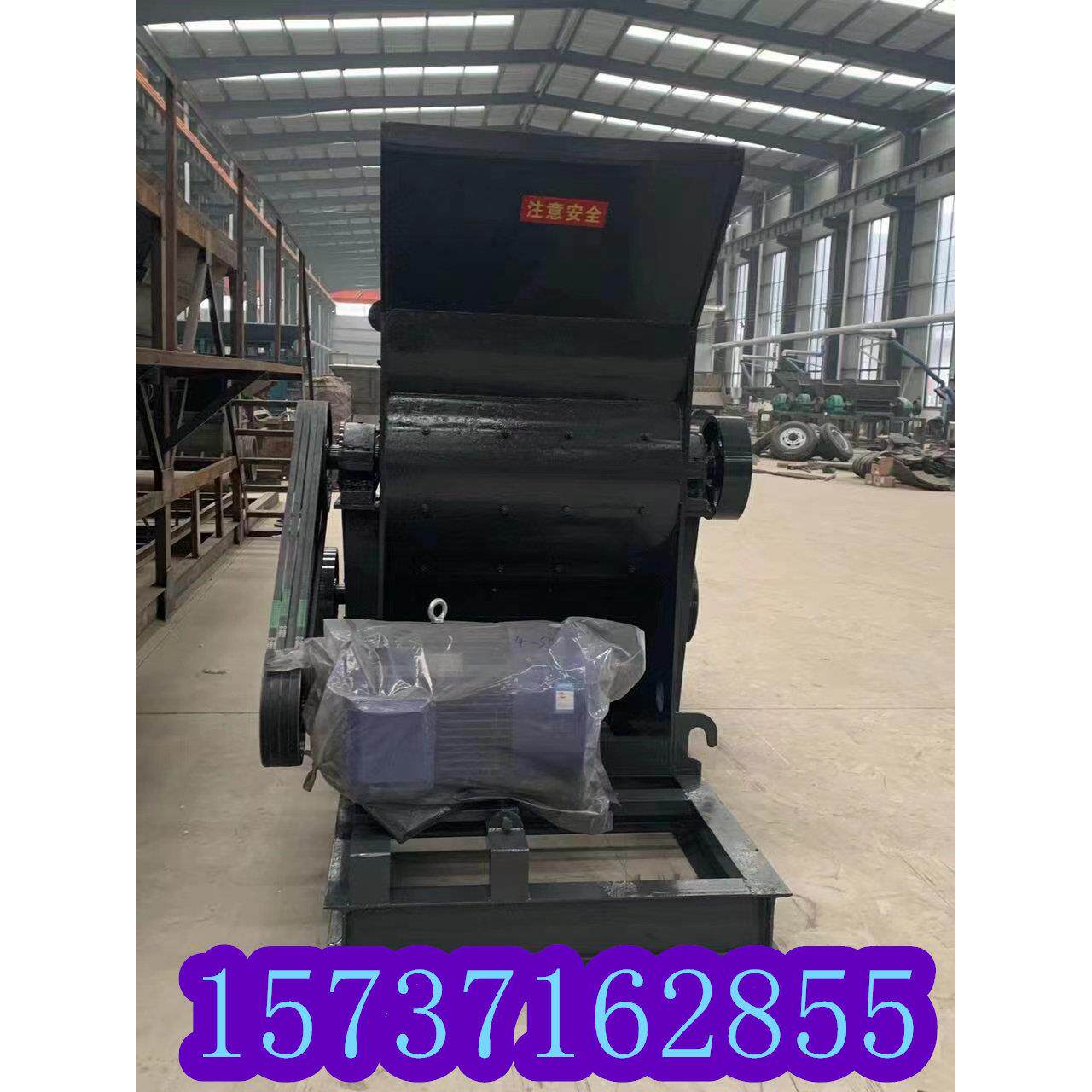 无筛底干湿两用粉土机移动式双级破碎机双击锤式建筑水泥块制砂机