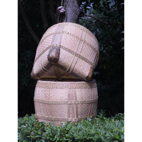 采购产品竹编大篮子，大米篮子，覆古竹编篮子，面粉篮子，细编竹