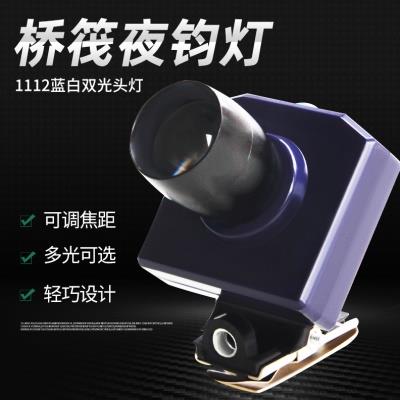 筏钓灯桥钓灯夜钓蓝光灯竿稍灯变焦LED钓鱼灯充电桥筏灯双光户外