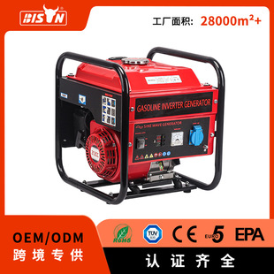 bison小型发电机3kw开架变频汽油发电机低耗家用房车户外便携式