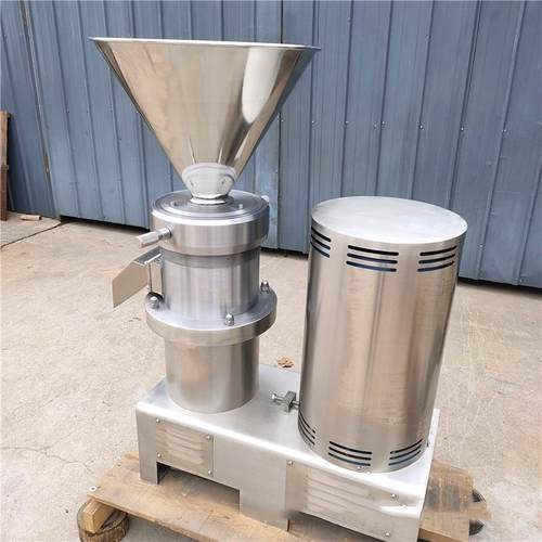 130型鱼虾酱研磨机食品不锈钢胶体磨辣椒番茄甜面芝麻酱磨浆机