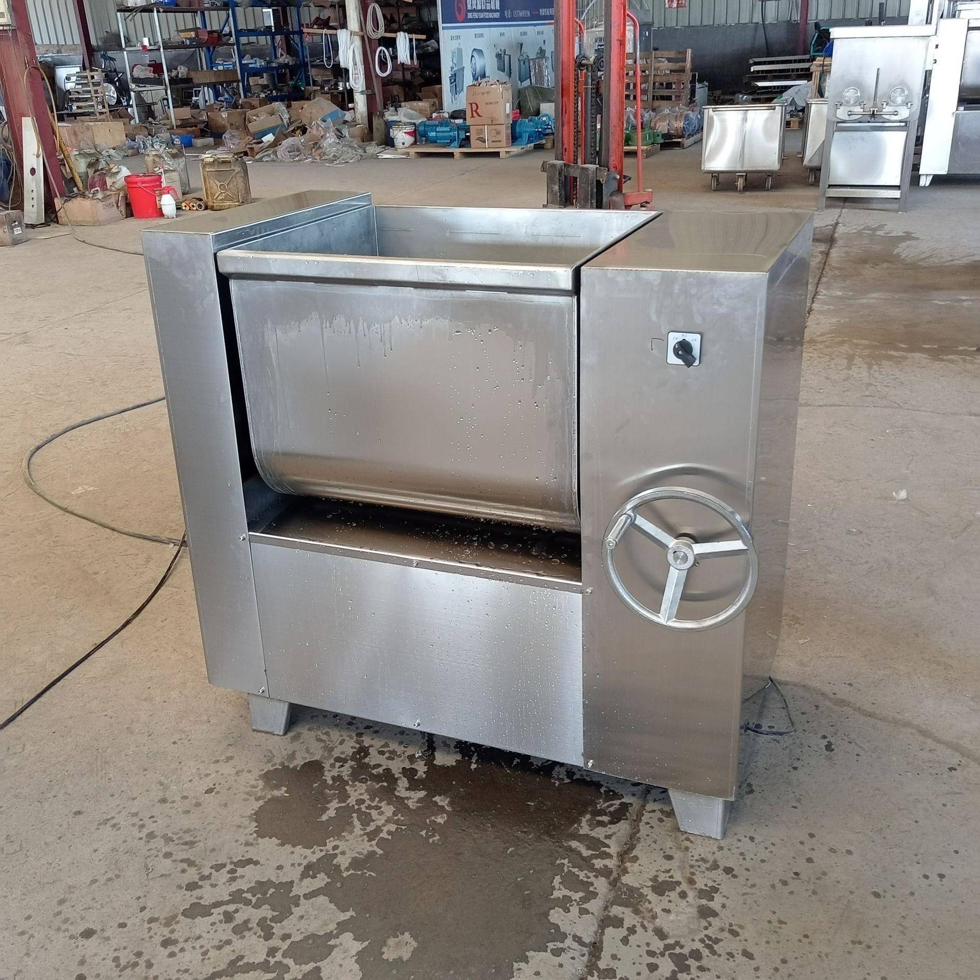 商用饺子馅拌馅机小型100升侧翻拌料机大容量馅料搅拌馅料设备