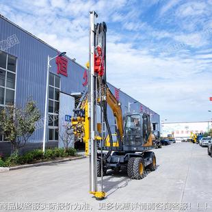 挖机改潜孔机钻山机地495凿机岩钻孔机挖改光伏打桩护坡锚固钻凿